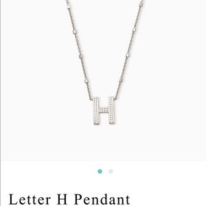 Kendra Scott initial “H” necklace